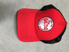 Trucker hat with circle logo